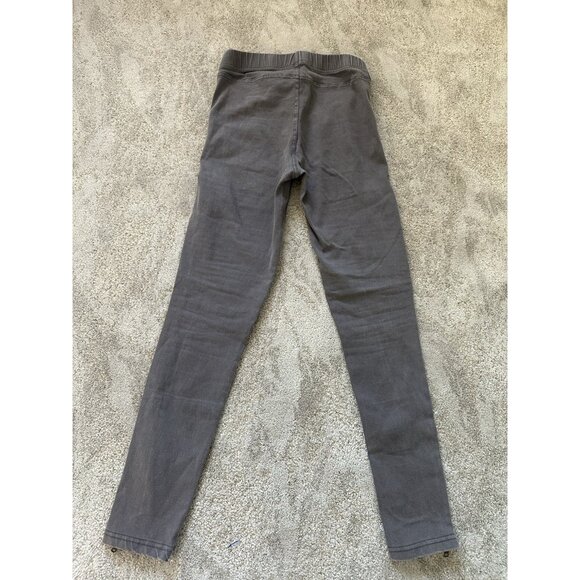 Beulah Style Women's Size S Moto Gray Stretch Pull On Jegging/Pants w/ Zip Hem - Picture 3 of 6
